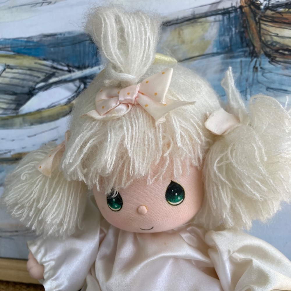 Vintage Applause Precious Moments "Angie" Plush Doll Item # 4510 - Picture 7 of 11